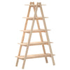 Stella Homewares 5-Tier Shelf A-shape 110x40x180.5 cm Solid Wood Pine