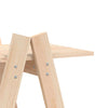 Stella Homewares 5-Tier Shelf A-shape 110x40x180.5 cm Solid Wood Pine
