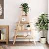 Stella Homewares 5-Tier Shelf A-shape 110x40x180.5 cm Solid Wood Pine