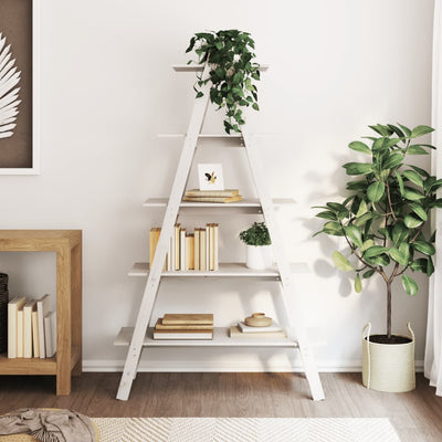 Stella Homewares 5-Tier Shelf A-shape 110x40x180.5 cm Solid Wood Pine