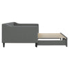 Stella Homewares Daybed with Trundle without Mattress Dark Grey 90x190 cm