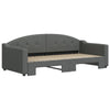Stella Homewares Daybed with Trundle without Mattress Dark Grey 90x190 cm