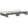 Stella Homewares Daybed with Trundle without Mattress Dark Grey 90x190 cm