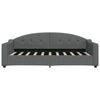 Stella Homewares Daybed with Trundle&Drawers without Mattress Dark Grey 90x190 cm