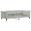 Stella Homewares Daybed with Trundle without Mattress Light Grey 90x190 cm