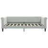 Stella Homewares Daybed with Trundle&Drawers without Mattress Light Grey 90x190 cm