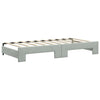 Stella Homewares Daybed with Trundle&Drawers without Mattress Light Grey 90x190 cm