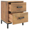 Stella Homewares Bedside Cabinets 2 pcs 36x30x45 cm Solid Wood Pine