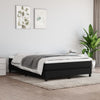 Stella Homewares Box Spring Bed with Mattress Black 153x203 cm Queen Size Fabric