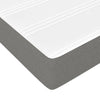 Stella Homewares Box Spring Bed with Mattress Dark Grey 137x187 cm Double Size Fabric