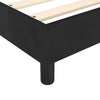 Stella Homewares Box Spring Bed with Mattress Black 137x190 cm Full Velvet