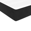 Stella Homewares Box Spring Bed with Mattress Black 137x190 cm Full Velvet