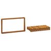 Stella Homewares 3-Tier Folding Shelf Brown 70x31x63 cm Solid Wood Acacia