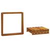 Stella Homewares 3-Tier Folding Shelf Brown 43x31x63 cm Solid Wood Acacia