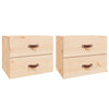 Stella Homewares Wall-mounted Bedside Cabinets 2 pcs 50x36x40 cm