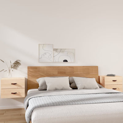 Stella Homewares Wall-mounted Bedside Cabinets 2 pcs 50x36x40 cm