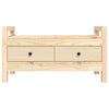 Stella Homewares Hall Bench 80x40x43 cm Solid Wood Pine