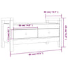 Stella Homewares Hall Bench 80x40x43 cm Solid Wood Pine