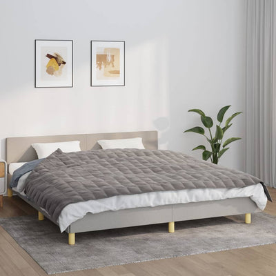 Stella Homewares Weighted Blanket Grey 155x220 cm 7 kg Fabric