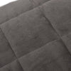 Stella Homewares Weighted Blanket Grey 200x200 cm 13 kg Fabric