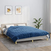 Stella Homewares Weighted Blanket Blue 200x200 cm 13 kg Fabric