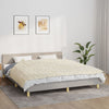 Stella Homewares Weighted Blanket Light Cream 155x220 cm 11 kg Fabric