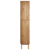 Stella Homewares Bookcase OTTA with 2 Drawers Brown Solid Wood Pine