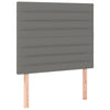 Stella Homewares Box Spring Bed with Mattress Dark Grey 106x203 cm King Single Size Fabric