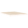 Stella Homewares Bed Frame without Mattress White 150x200 cm Solid Wood Pine