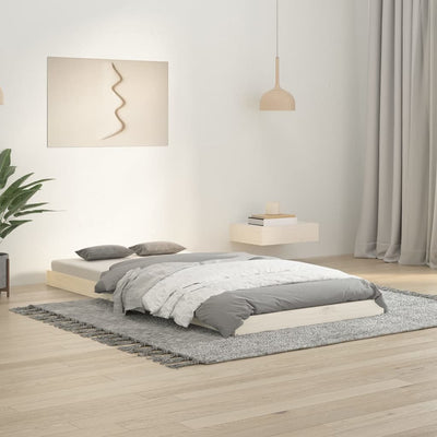 Stella Homewares Bed Frame without Mattress White 90x190 cm Solid Wood Pine