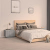 Stella Homewares Bedside Cabinet Grey Sonoma 100x35x40 cm Engineered Wood