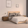 Stella Homewares Bedside Cabinet Brown Oak 100x35x40 cm Engineered Wood
