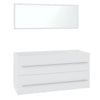 Stella Homewares Bathroom Furniture Set White Engineered Wood