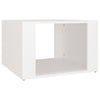 Stella Homewares Bedside Table White 57x55x36 cm Engineered Wood