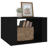 Stella Homewares Bedside Table Black 57x55x36 cm Engineered Wood