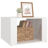 Stella Homewares Bedside Table High Gloss White 57x55x36 cm Engineered Wood