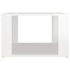 Stella Homewares Bedside Table High Gloss White 57x55x36 cm Engineered Wood
