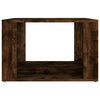 Stella Homewares Bedside Table Smoked Oak 57x55x36 cm Engineered Wood