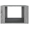 Stella Homewares Bedside Table Grey Sonoma 57x55x36 cm Engineered Wood