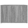 Stella Homewares Bedside Table Grey Sonoma 57x55x36 cm Engineered Wood