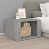 Stella Homewares Bedside Table Grey Sonoma 57x55x36 cm Engineered Wood
