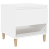 Stella Homewares Bedside Table White 50x46x50 cm Engineered Wood