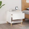 Stella Homewares Bedside Table White 50x46x50 cm Engineered Wood
