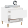 Stella Homewares Bedside Table White 50x46x50 cm Engineered Wood