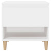 Stella Homewares Bedside Table White 50x46x50 cm Engineered Wood