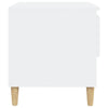 Stella Homewares Bedside Table White 50x46x50 cm Engineered Wood