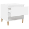 Stella Homewares Bedside Tables 2 pcs White 50x46x50 cm Engineered Wood