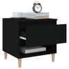 Stella Homewares Bedside Tables 2 pcs Black 50x46x50 cm Engineered Wood