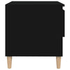 Stella Homewares Bedside Tables 2 pcs Black 50x46x50 cm Engineered Wood