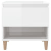 Stella Homewares Bedside Tables 2 pcs High Gloss White 50x46x50 cm Engineered Wood